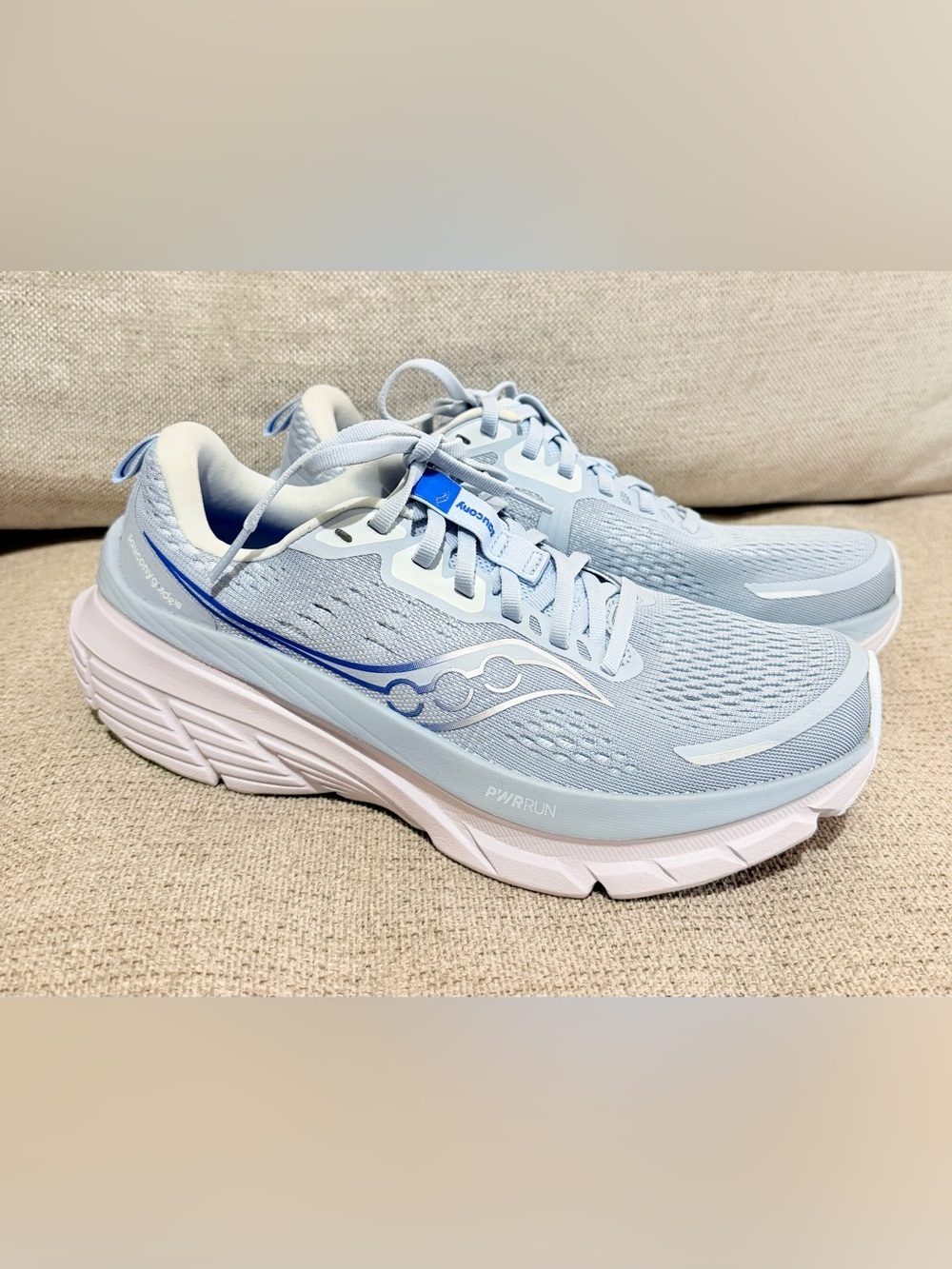 Saucony Women's Pastel Blue PWRRUN Cushioned Running Shoes